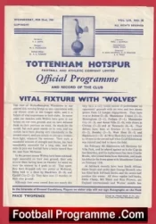 Tottenham Hotspur v Wolves 1961