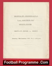 Bristol St George v Hendon 1967 – FA Amateur Cup