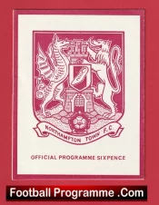 Northampton Town v Middlesbrough 1964