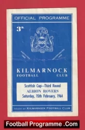 Kilmarnock v Albion Rovers 1964