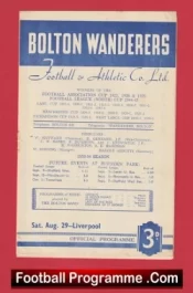 Bolton Wanderers v Liverpool 1953