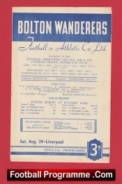 Bolton Wanderers v Liverpool 1953