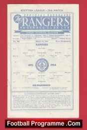 Glasgow Rangers v Kilmarnock 1964 – Scotland