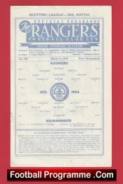 Glasgow Rangers v Kilmarnock 1964 – Scotland
