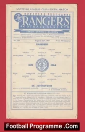 Glasgow Rangers v St Johnstone 1964 – Scotland