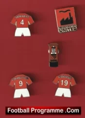 Manchester United Football Badge Collection Man Utd Badges X 5