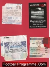 Manchester United Home + Away Mixed Ticket Collection – Sub Standard