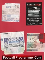 Manchester United Home + Away Mixed Ticket Collection – Sub Standard