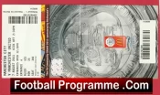 Manchester United v Manchester City 2011 – FA Community Shield Ticket