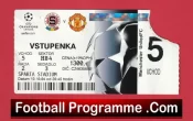 Sparta Prague v Manchester United 2004 – Football Ticket Czech