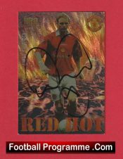 Manchester United David May Autograph Signed Football Card Man Utd