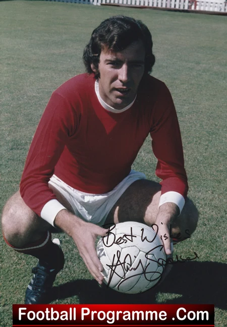 Manchester United David Sadler Autograph Signed Glossy Picture Man Utd - Image 2