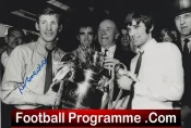 Manchester United Pat Crerand Autograph Signed Glossy Picture Man Utd