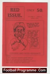 Manchester United Red Issue Fanzine April 1991