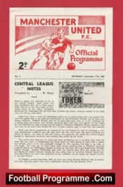 Manchester United v Preston 1965  – Reserves Noel Cantwell