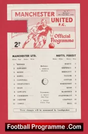 Manchester United v Nottingham Forest 1967 – Reserves Cantwell