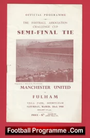 Fulham v Manchester United 1958 – FA Cup Semi Final Official