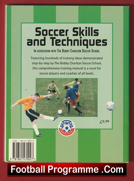 Bobby Charlton Soccer Skills and Techniques Book 2002 - Image 4