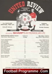 Manchester United v Millwall 1993 – Youth Cup Semi Final + David Beckham