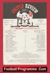 Manchester United v Nottingham Forest 1990 – Reserves Mike Duxbury