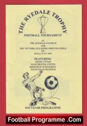 Ryedale Trophy Goole – Manchester United Leeds – Spurs 1994 + David Beckham