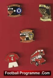 Manchester United Football Badge Collection Man Utd Badges X 5
