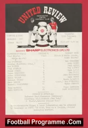 Manchester United v Grimsby Town 1988 – Reserves Mark Robins