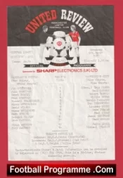 Manchester United v Manchester City 1988 – Reserves Mark Robins