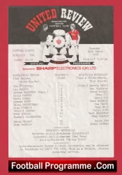 Manchester United v Sheffield Wednesday 1988 – Reserves Kevin Moran