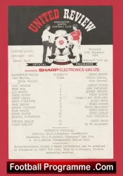 Manchester United v Derby County 1988 – Reserves Derek Brazil