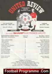 Manchester United v Millwall 1993 – Youth Cup Semi Final + David Beckham