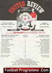 Manchester United v Millwall 1993 – Youth Cup Semi Final + David Beckham