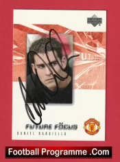 Manchester United Daniel Nardiello Autograph Signed Football Card Man Utd