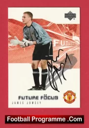 Manchester United James Jowsey Autograph Signed Football Card Man Utd