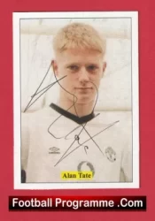 Manchester United Alan Tate Autograph Signed Football Card Man Utd