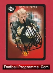 Manchester United Roy Carroll Autograph Signed Football Card Man Utd