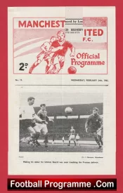 Manchester United v Chesterfield 1965 – Reserves Game