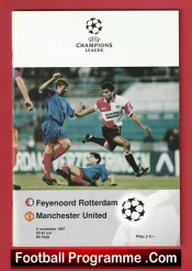 Feyenoord v Manchester United 1997 – Official Dutch Rotterdam Man Utd