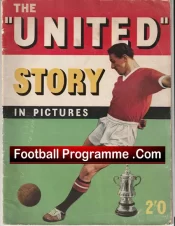 Manchester United Story – Magazine Booklet Man Utd 1950s Busby Babes