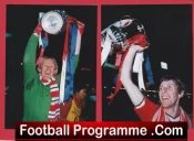 Manchester United Mixture Of Cup Final Colour Photographs X 13