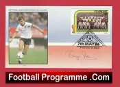 Manchester United England Bryan Robson Autographed Signed FDC First Day Cover