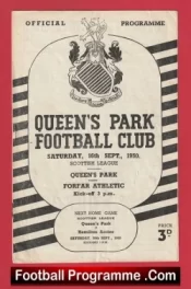 Queens Park v Forfar Athletic 1950 – Scotland 1950s