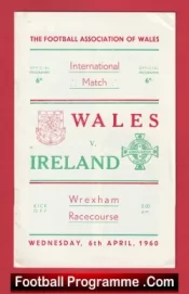 Wales v Ireland 1960 – International Match at Wrexham