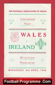 Wales v Ireland 1960 – International Match at Wrexham
