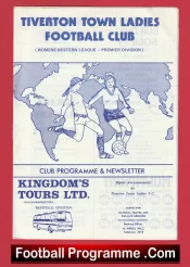 Tiverton Town Ladies v Plymouth Pilgrims 1979 – Womens Football 1970s