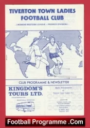 Tiverton Town Ladies v Llanedeyrn 1980 – Womens Football 1980’s