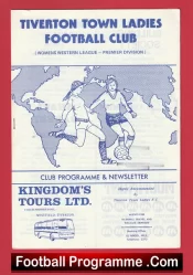 Tiverton Town Ladies v Llanedeyrn 1980 – Womens Football 1980’s