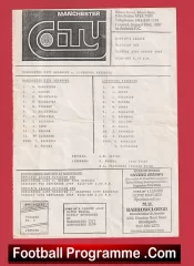 Manchester City v Liverpool 1989 – Reserves Match + Steve McManaman