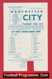 Manchester City v Oldham Athletic 1967 – Reserves Match + Bingham