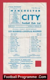Manchester City v Liverpool 1972 – Reserves Match + Roy Evans